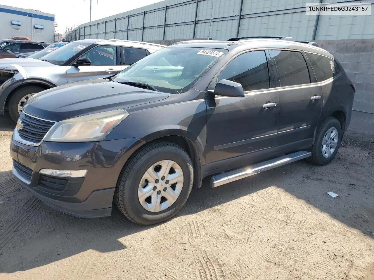 2016 Chevrolet Traverse Ls VIN: 1GNKRFED6GJ243157 Lot: 64924574