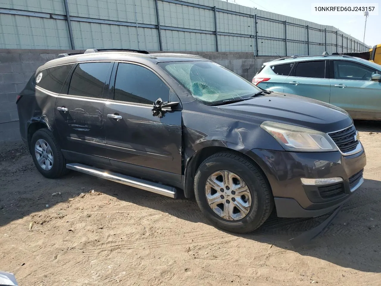 2016 Chevrolet Traverse Ls VIN: 1GNKRFED6GJ243157 Lot: 64924574