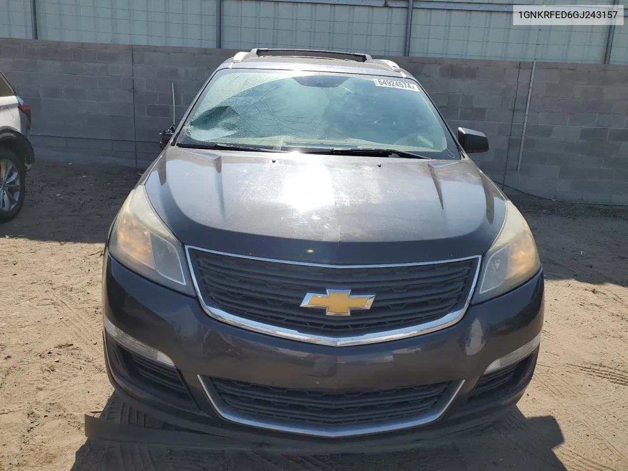 2016 Chevrolet Traverse Ls VIN: 1GNKRFED6GJ243157 Lot: 64924574