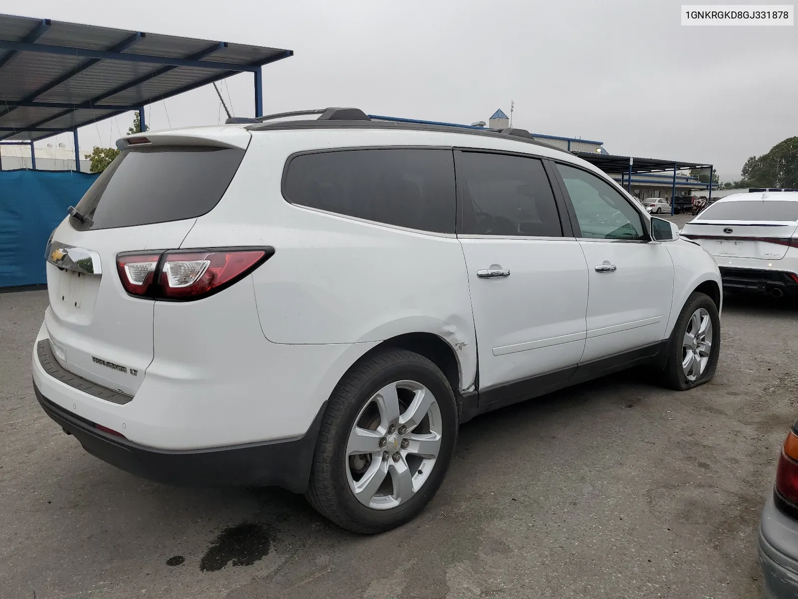 2016 Chevrolet Traverse Lt VIN: 1GNKRGKD8GJ331878 Lot: 65141204