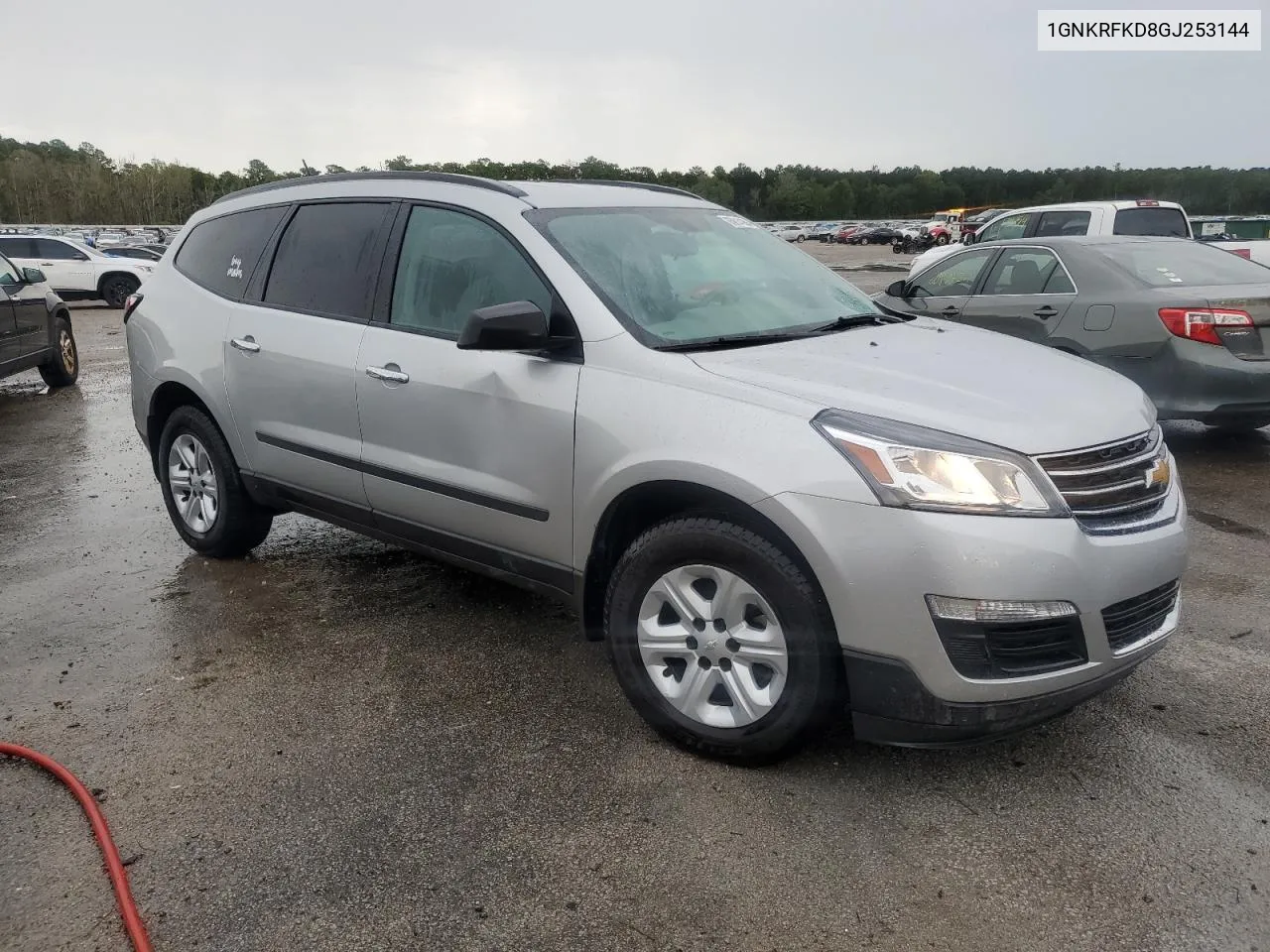 2016 Chevrolet Traverse Ls VIN: 1GNKRFKD8GJ253144 Lot: 65614184