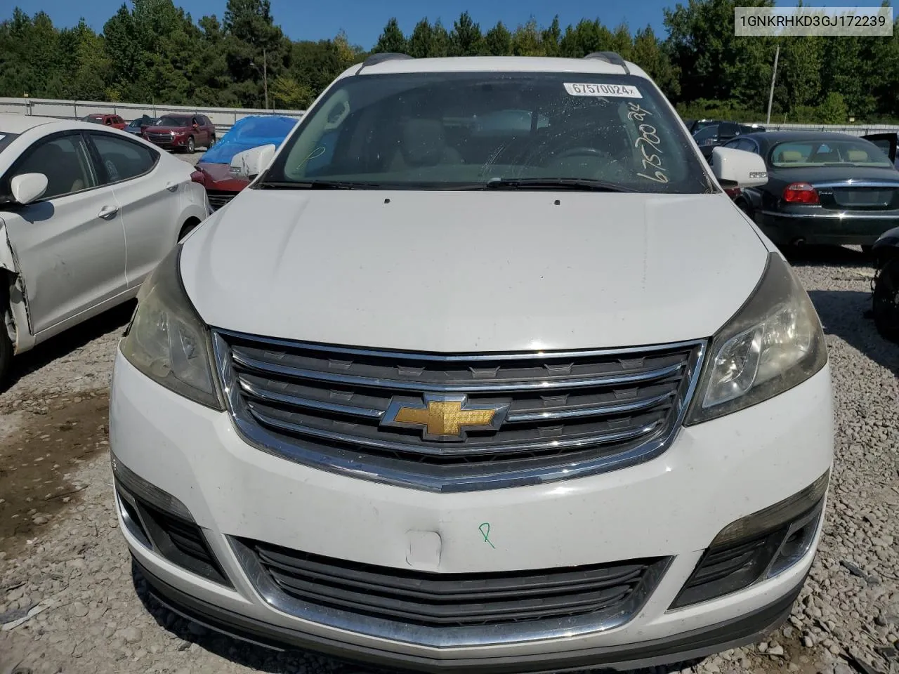 1GNKRHKD3GJ172239 2016 Chevrolet Traverse Lt