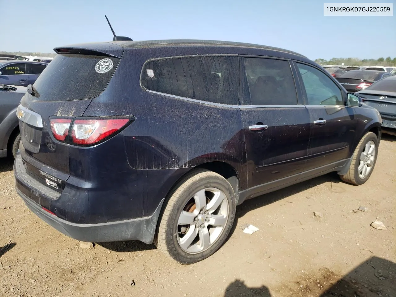 2016 Chevrolet Traverse Lt VIN: 1GNKRGKD7GJ220559 Lot: 68148244