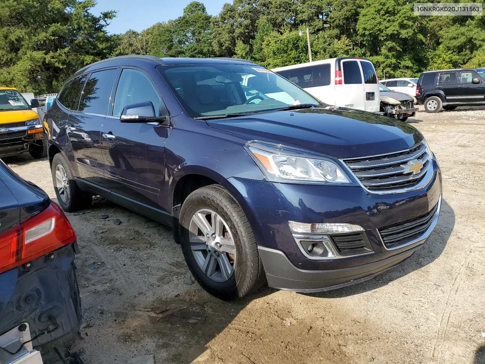 2016 Chevrolet Traverse Lt VIN: 1GNKRGKD2GJ131563 Lot: 68274054