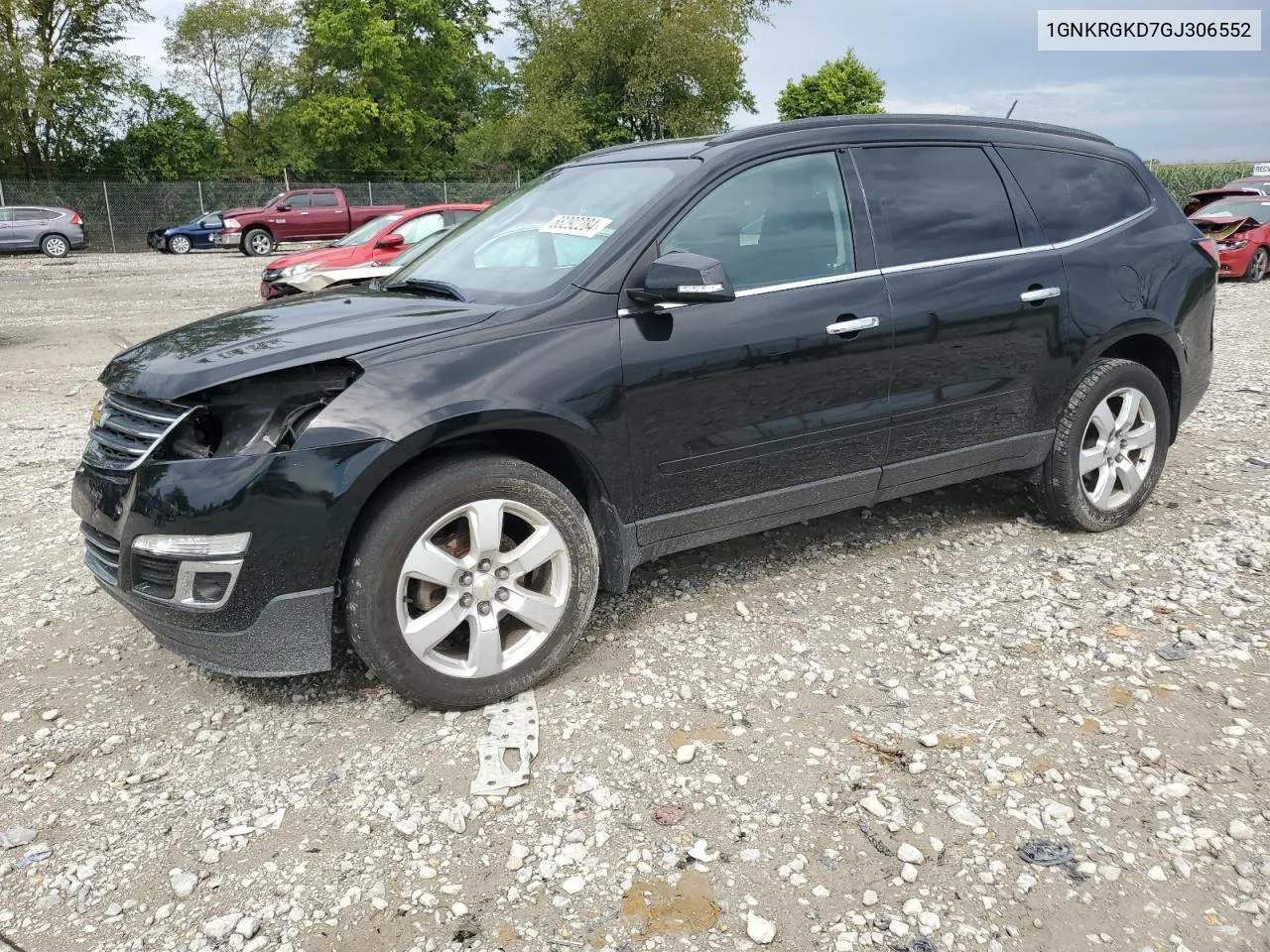 2016 Chevrolet Traverse Lt VIN: 1GNKRGKD7GJ306552 Lot: 68292284