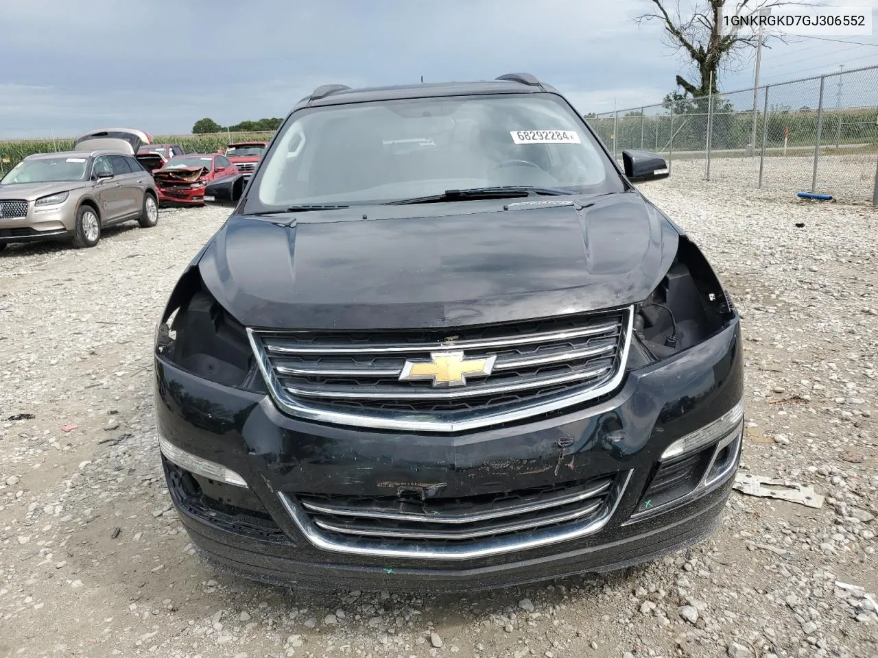 2016 Chevrolet Traverse Lt VIN: 1GNKRGKD7GJ306552 Lot: 68292284