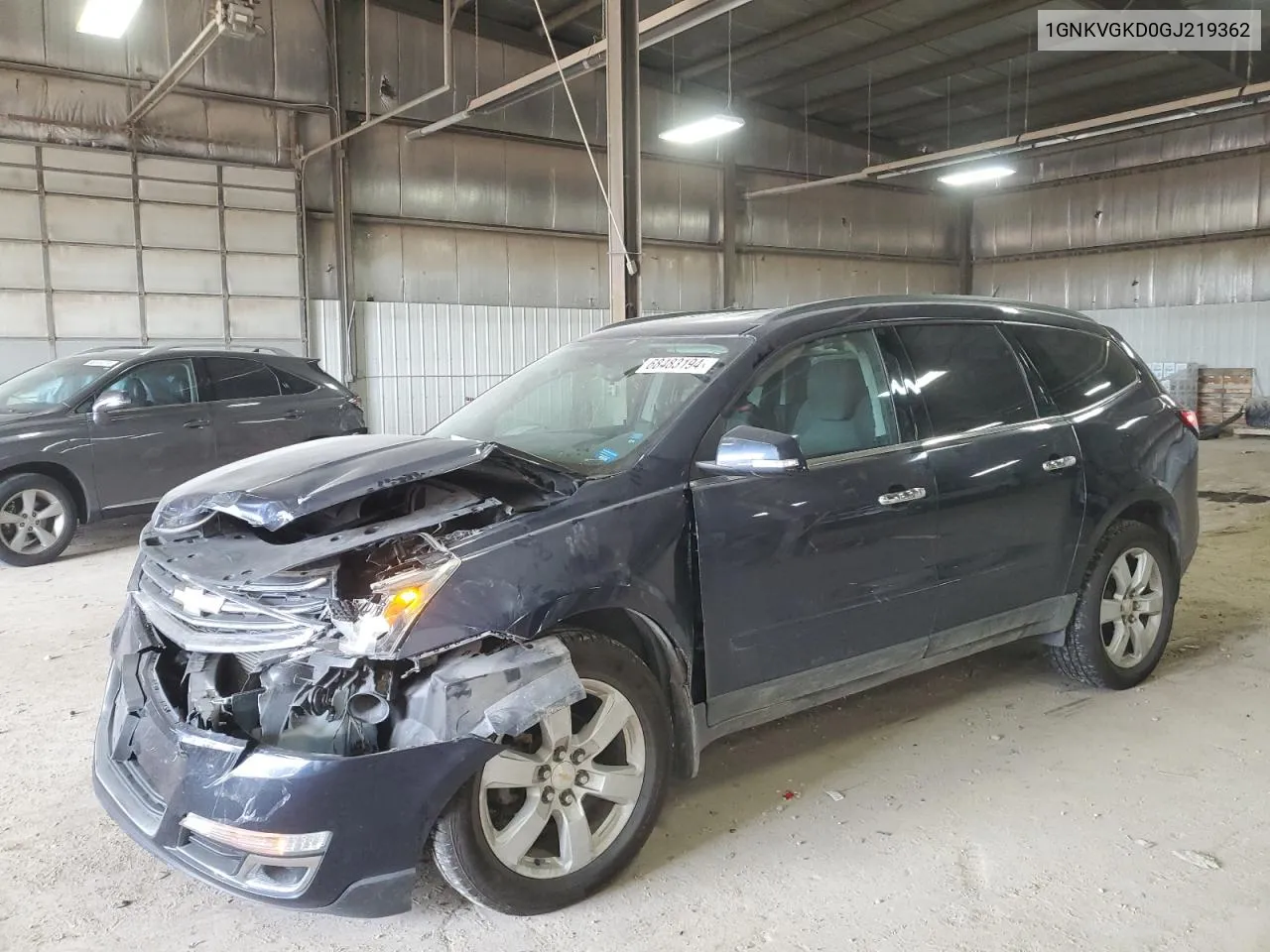 2016 Chevrolet Traverse Lt VIN: 1GNKVGKD0GJ219362 Lot: 68483194