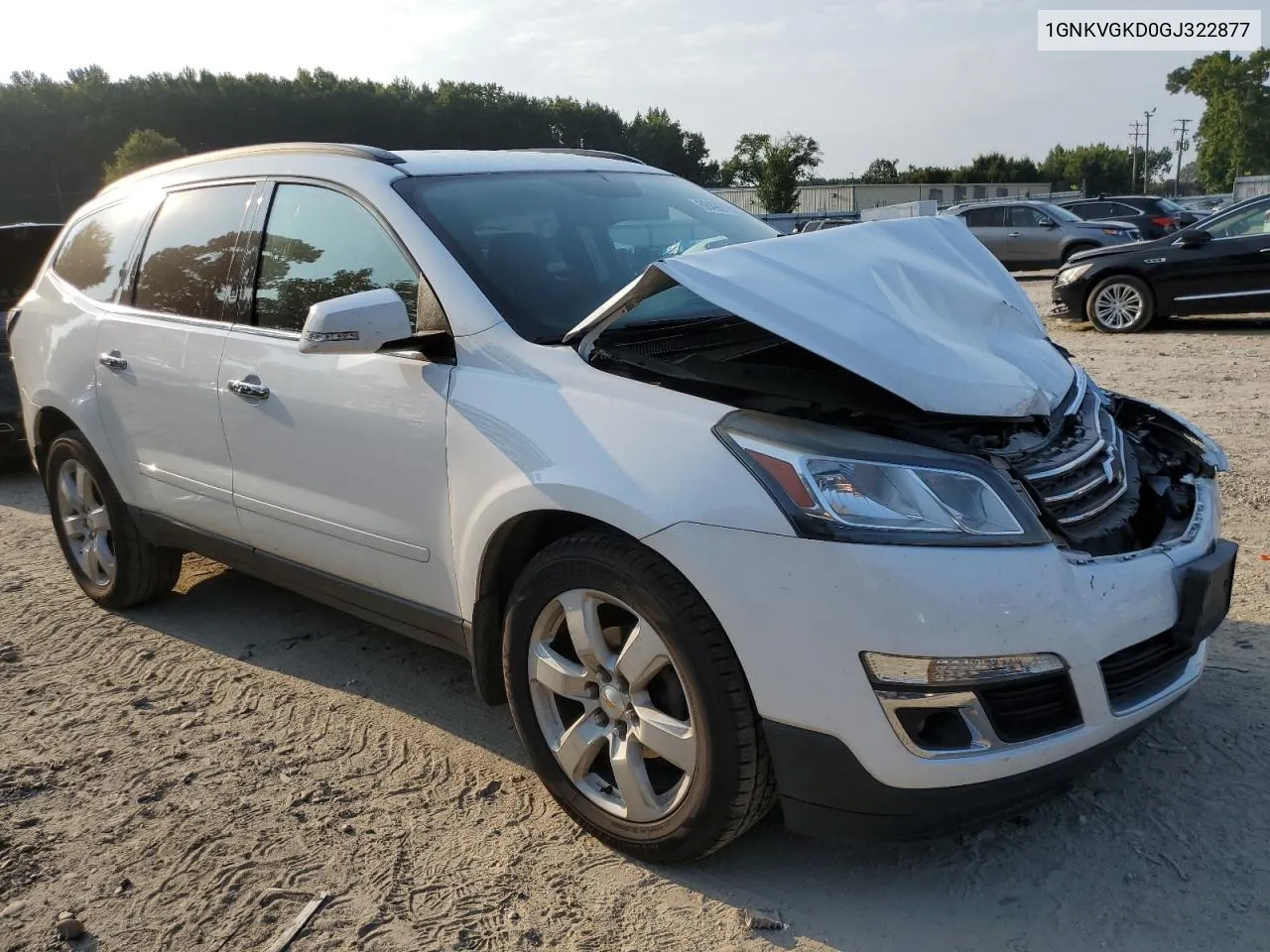 1GNKVGKD0GJ322877 2016 Chevrolet Traverse Lt