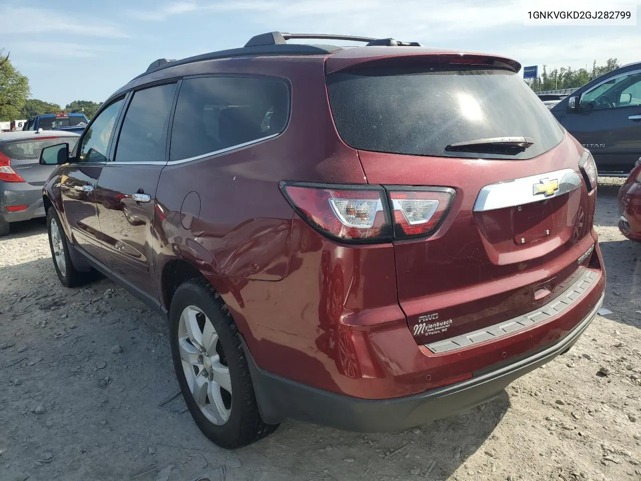 2016 Chevrolet Traverse Lt VIN: 1GNKVGKD2GJ282799 Lot: 68514724