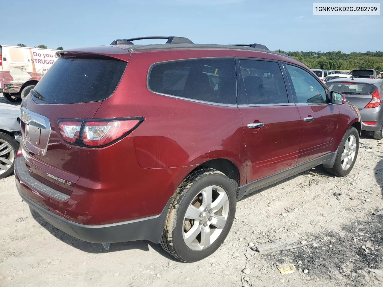 2016 Chevrolet Traverse Lt VIN: 1GNKVGKD2GJ282799 Lot: 68514724