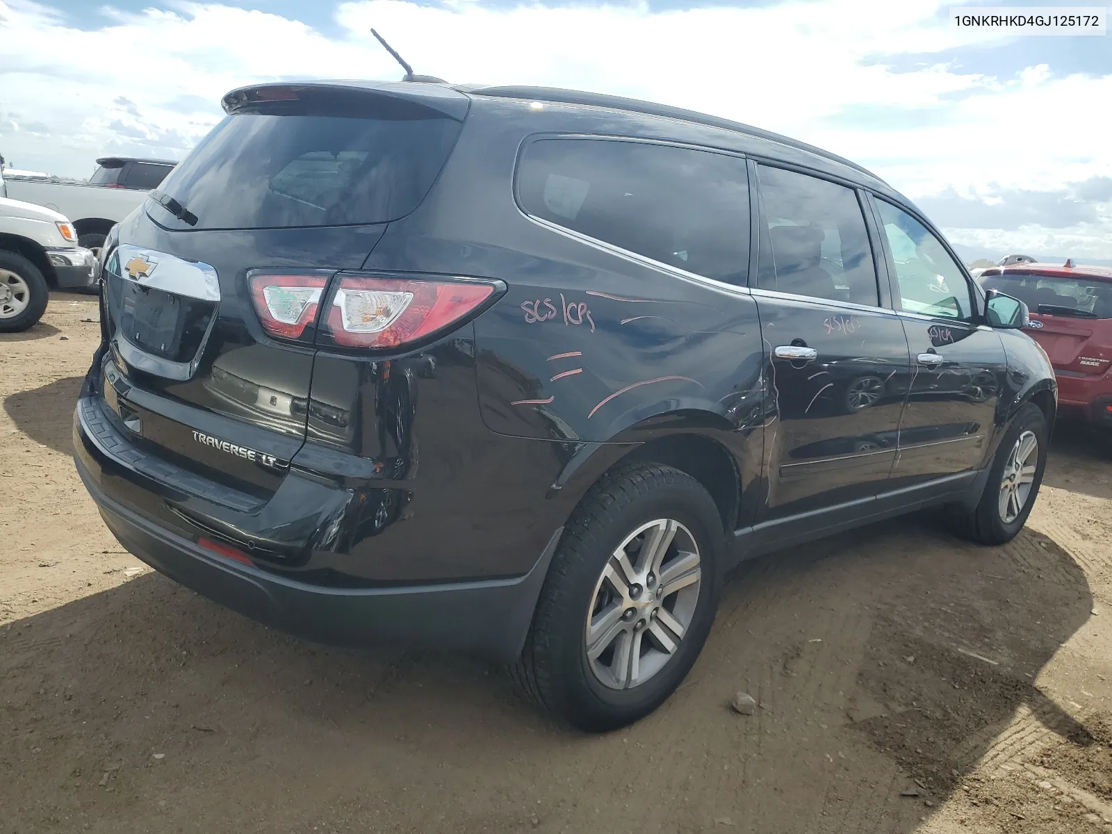 1GNKRHKD4GJ125172 2016 Chevrolet Traverse Lt