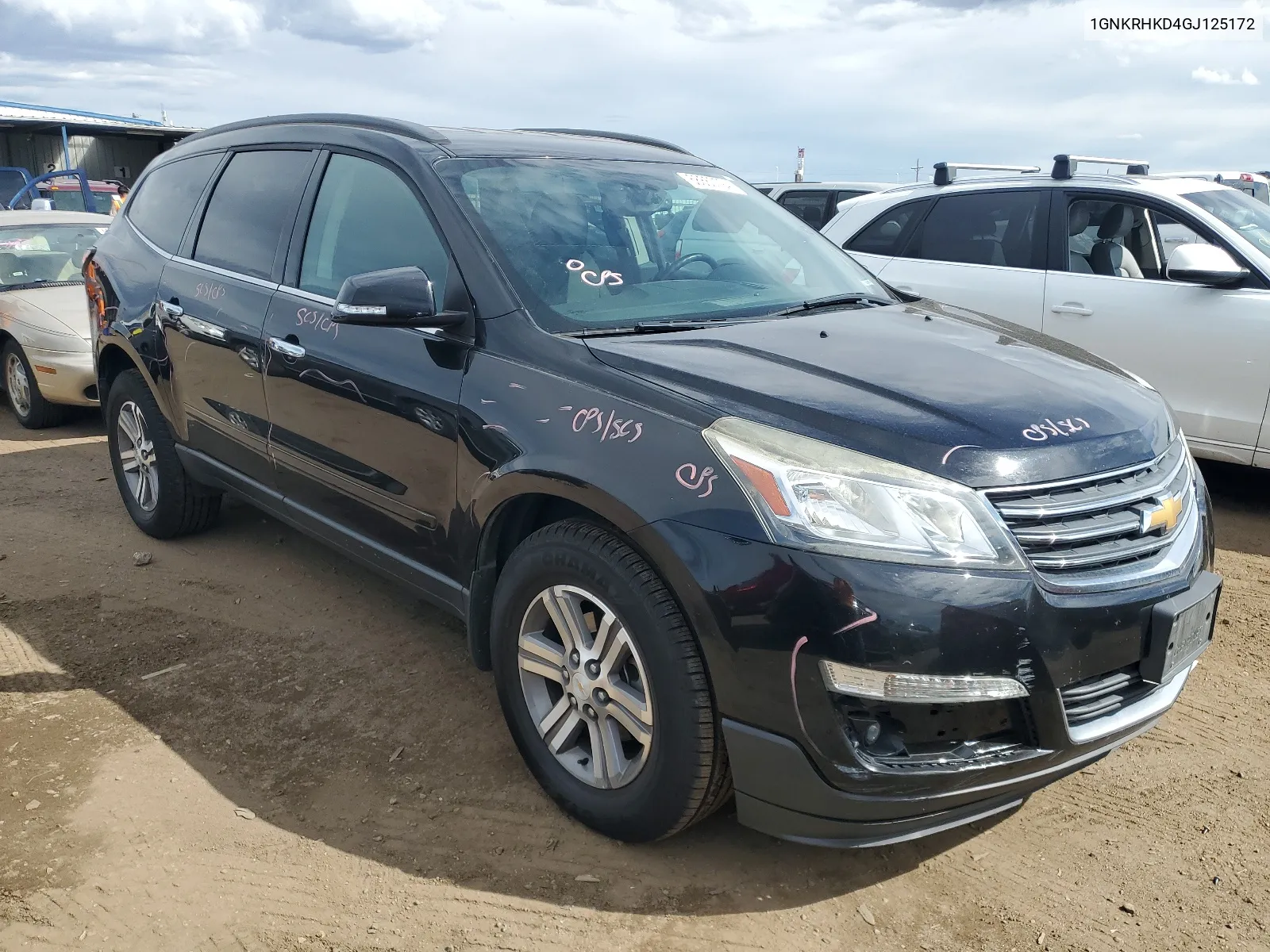 2016 Chevrolet Traverse Lt VIN: 1GNKRHKD4GJ125172 Lot: 68860794