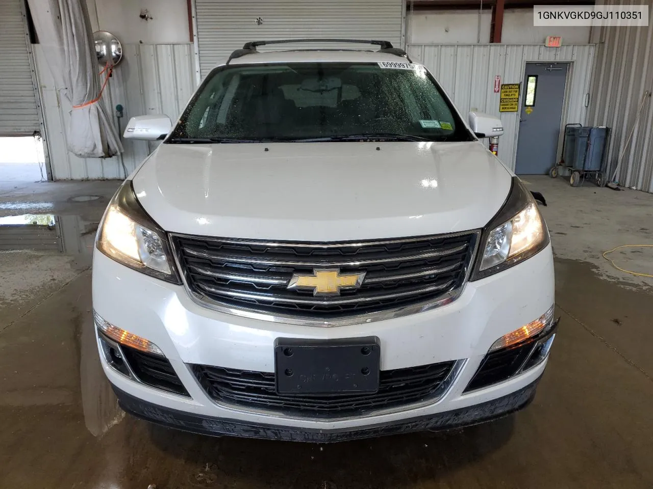 2016 Chevrolet Traverse Lt VIN: 1GNKVGKD9GJ110351 Lot: 69999754