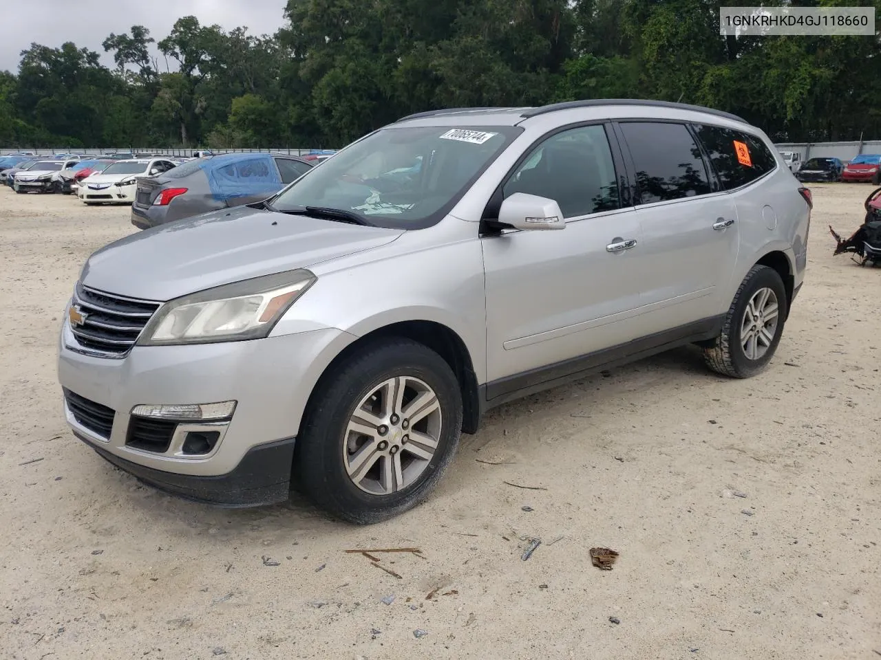 2016 Chevrolet Traverse Lt VIN: 1GNKRHKD4GJ118660 Lot: 70065744