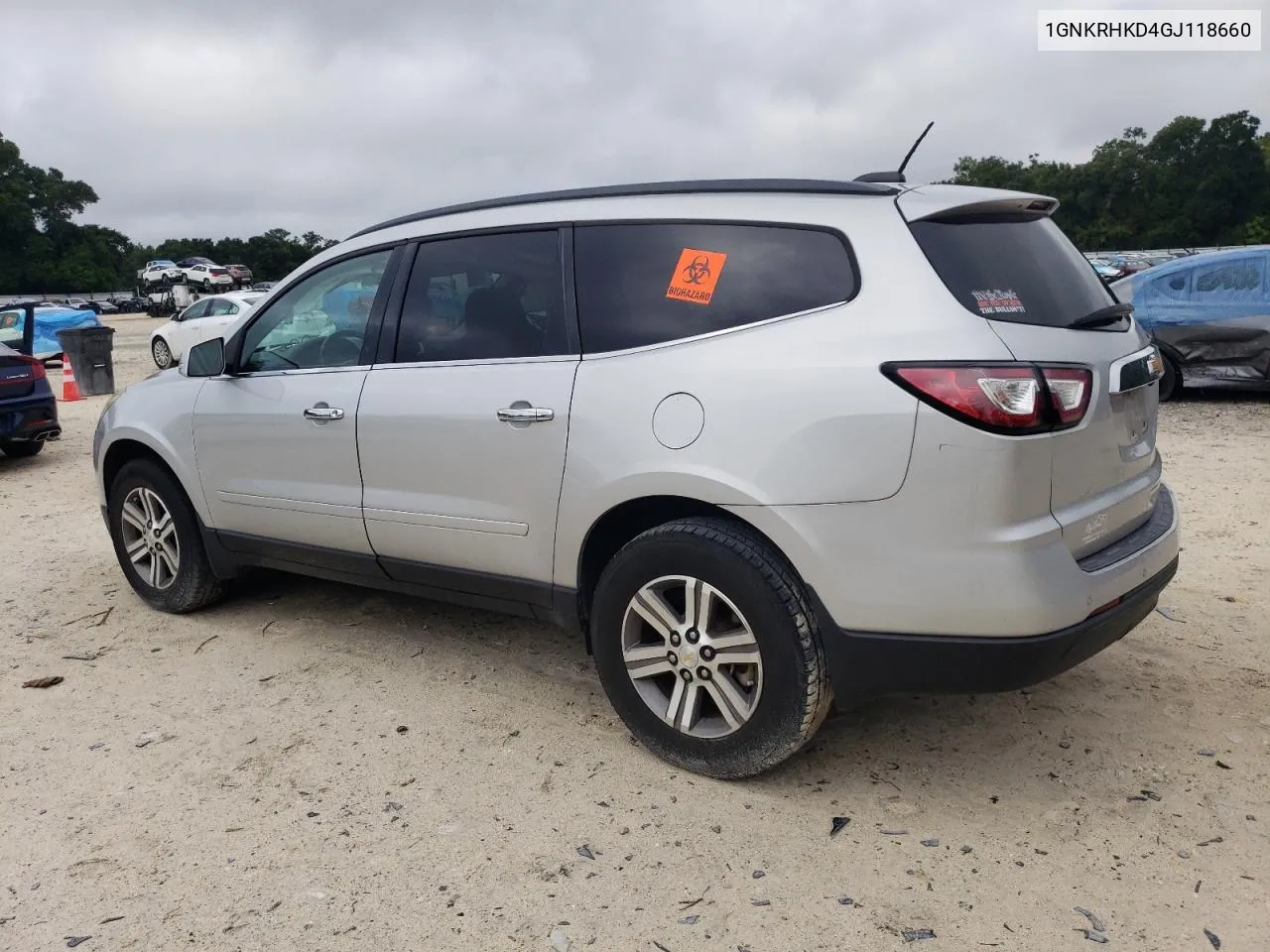 2016 Chevrolet Traverse Lt VIN: 1GNKRHKD4GJ118660 Lot: 70065744