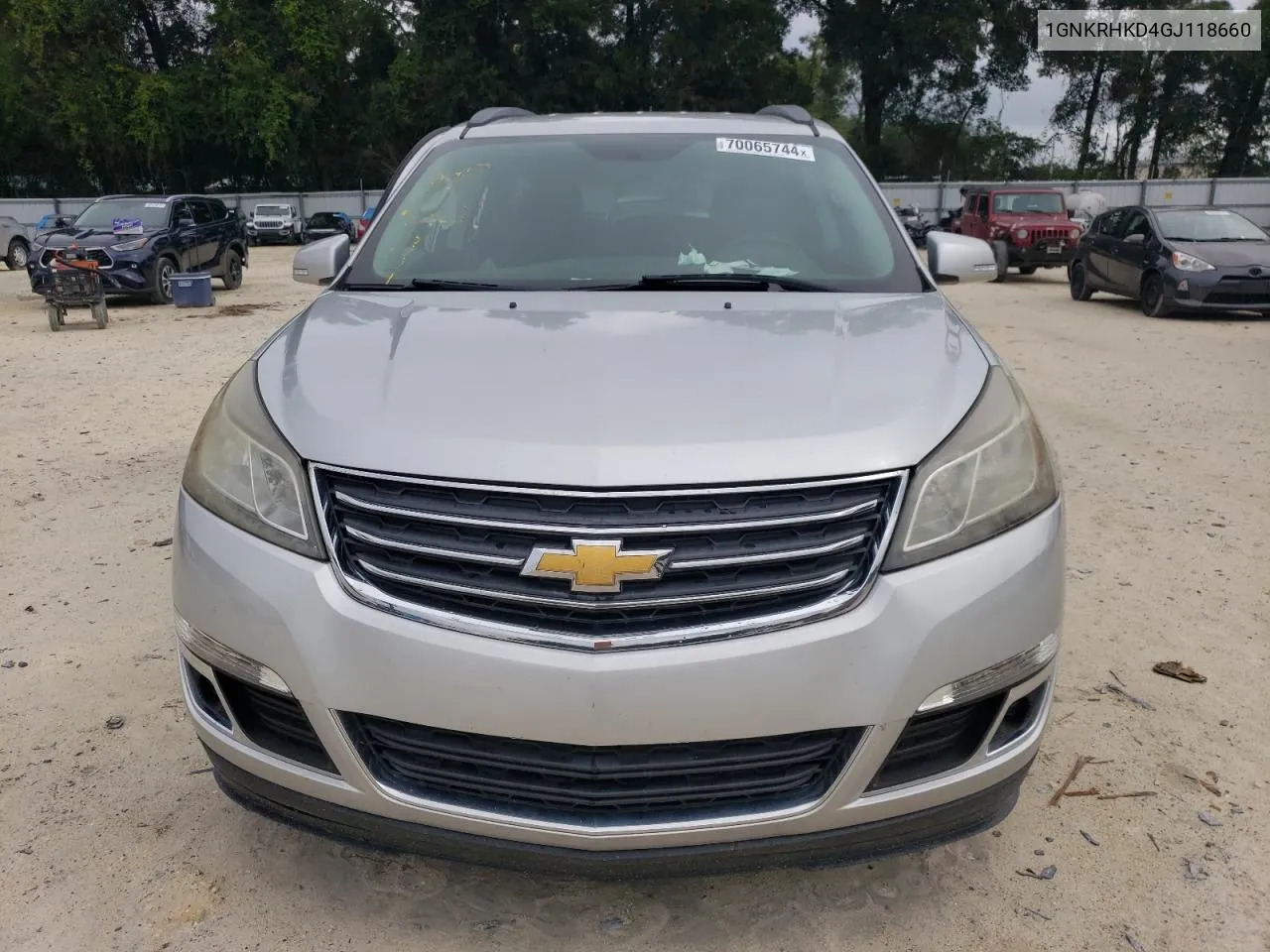 2016 Chevrolet Traverse Lt VIN: 1GNKRHKD4GJ118660 Lot: 70065744