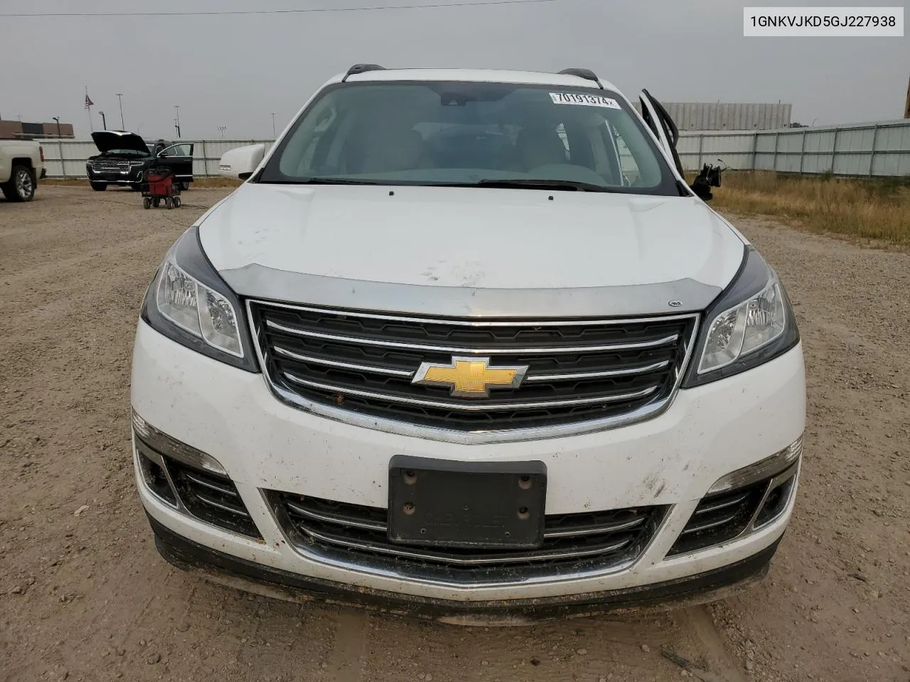 2016 Chevrolet Traverse Ltz VIN: 1GNKVJKD5GJ227938 Lot: 70191374