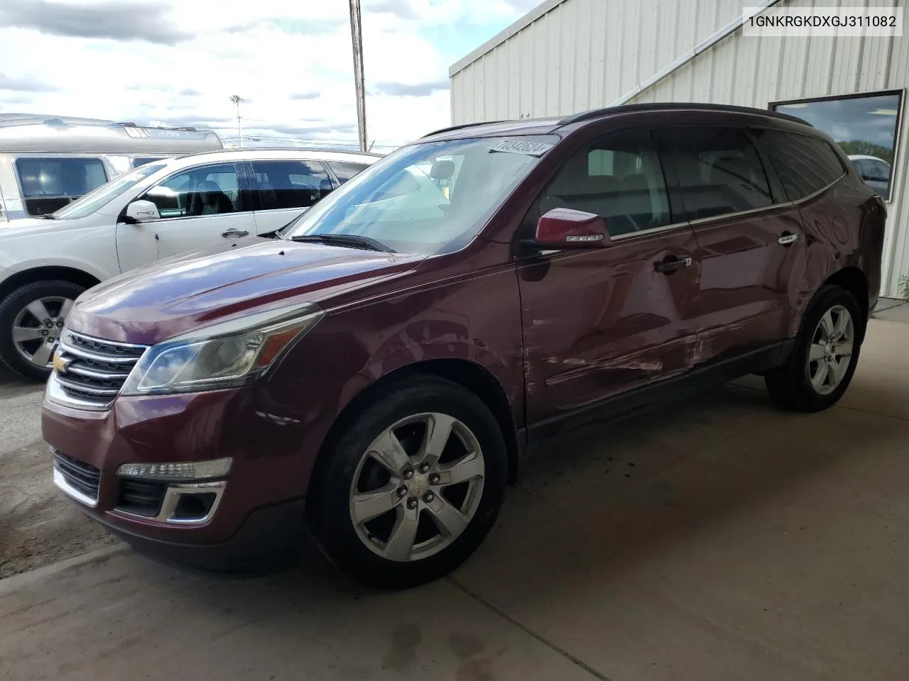 2016 Chevrolet Traverse Lt VIN: 1GNKRGKDXGJ311082 Lot: 70342624