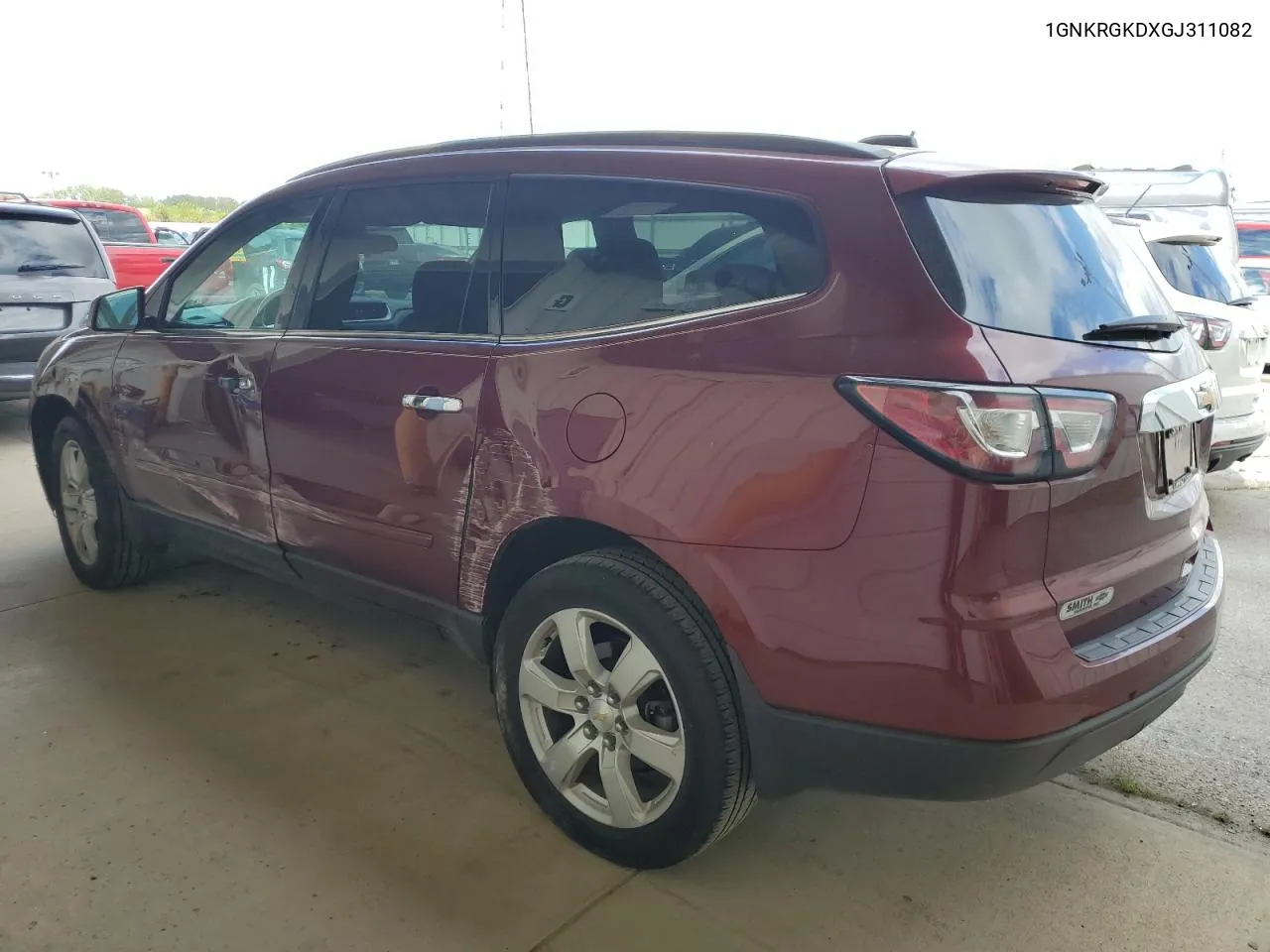 1GNKRGKDXGJ311082 2016 Chevrolet Traverse Lt