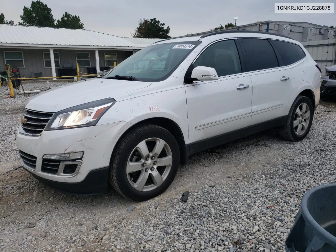 1GNKRJKD1GJ228878 2016 Chevrolet Traverse Ltz