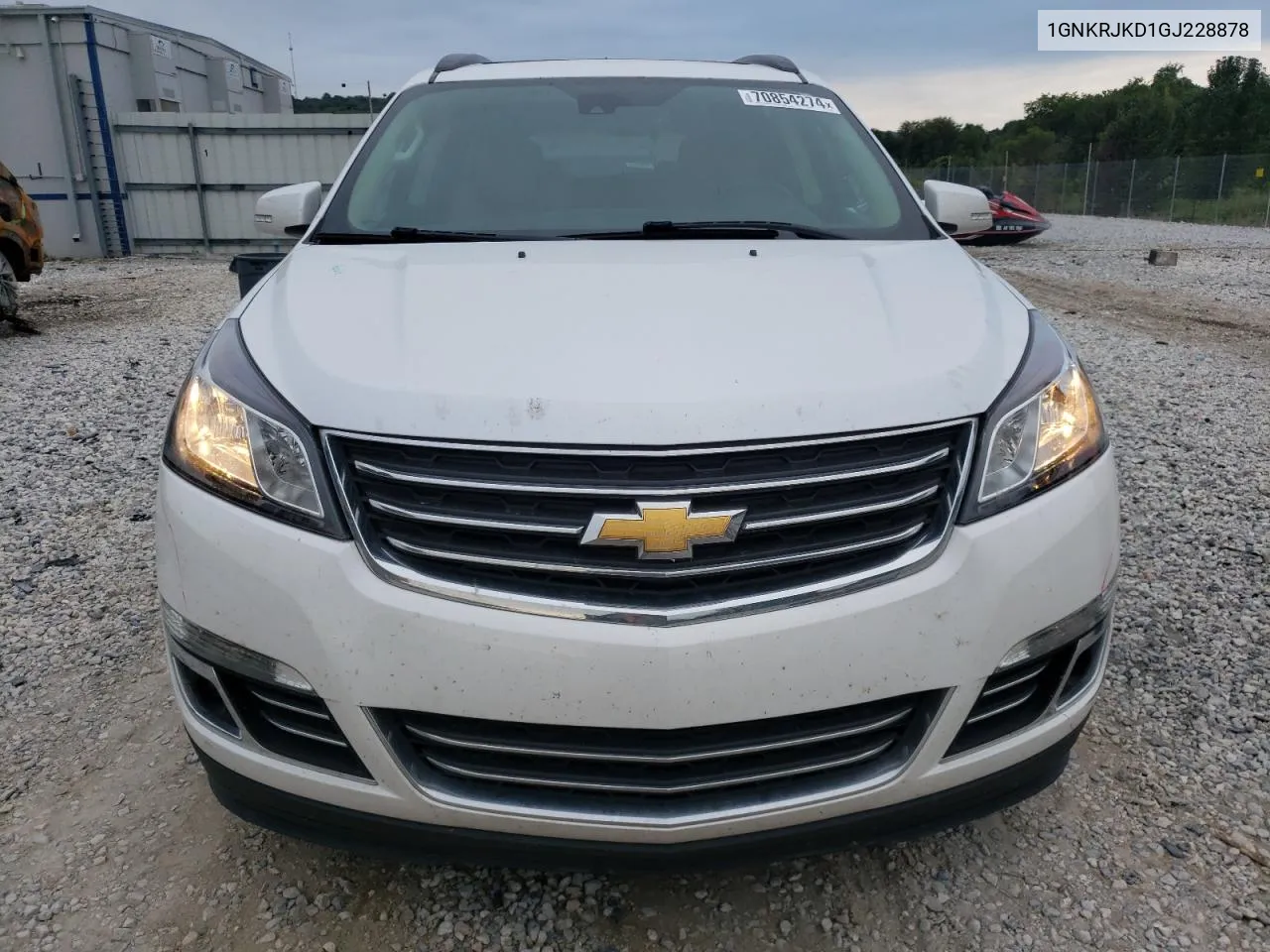 2016 Chevrolet Traverse Ltz VIN: 1GNKRJKD1GJ228878 Lot: 70854274