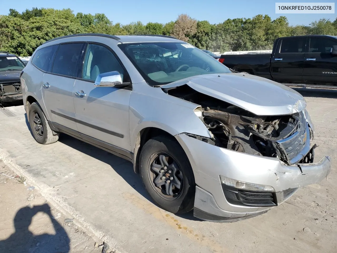 2016 Chevrolet Traverse Ls VIN: 1GNKRFED1GJ250078 Lot: 70875614