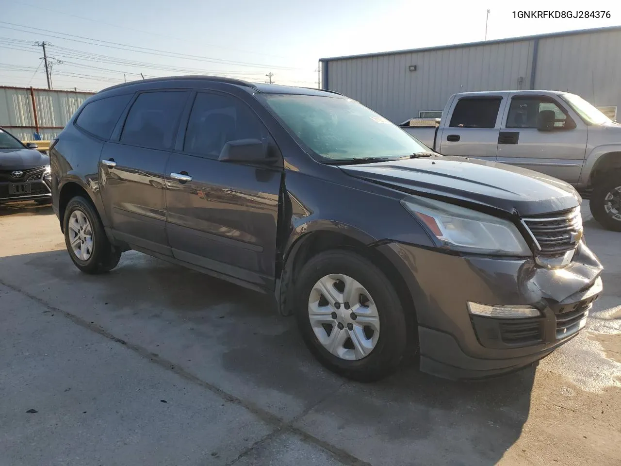 2016 Chevrolet Traverse Ls VIN: 1GNKRFKD8GJ284376 Lot: 71106314