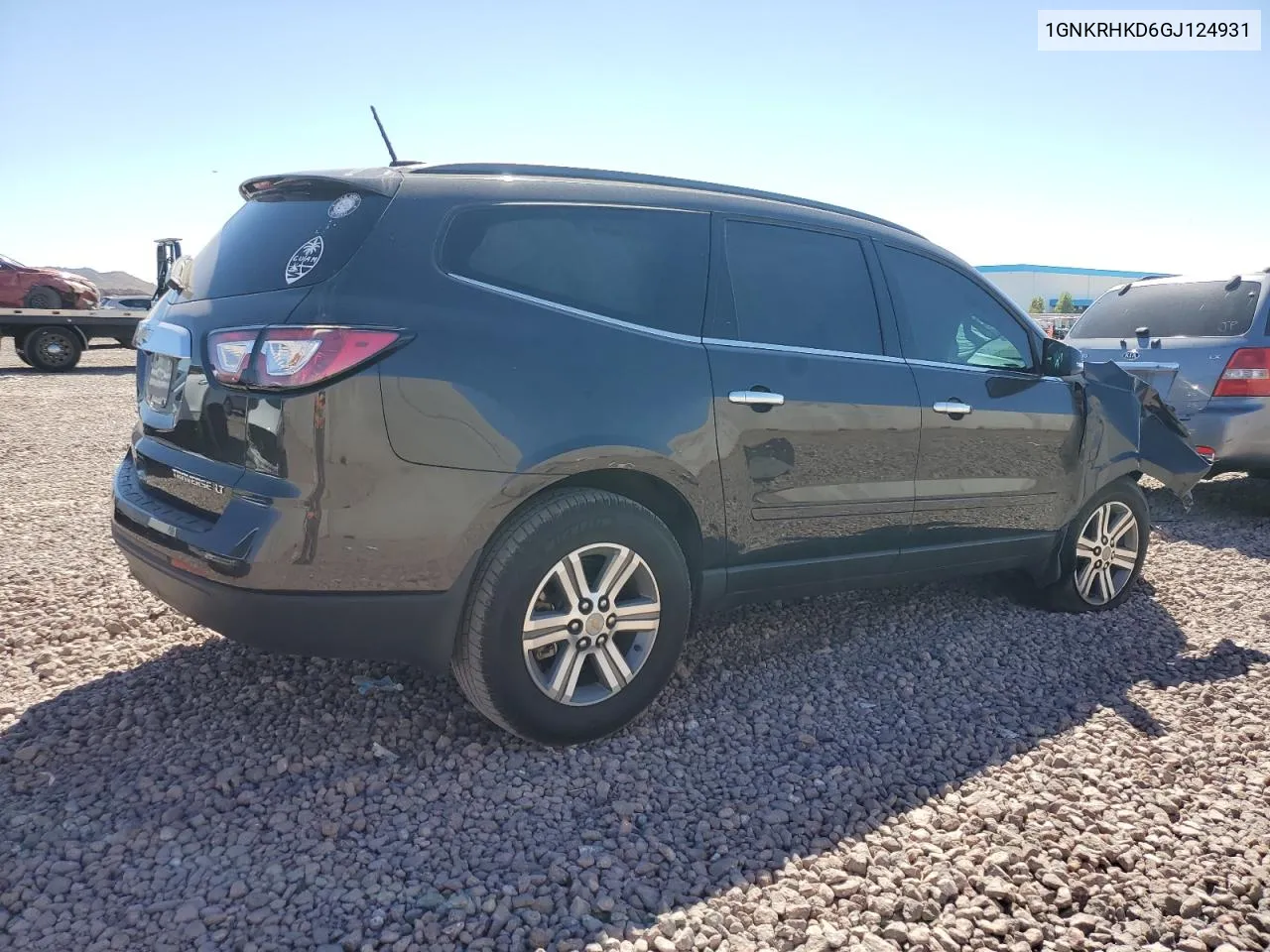 2016 Chevrolet Traverse Lt VIN: 1GNKRHKD6GJ124931 Lot: 71134994