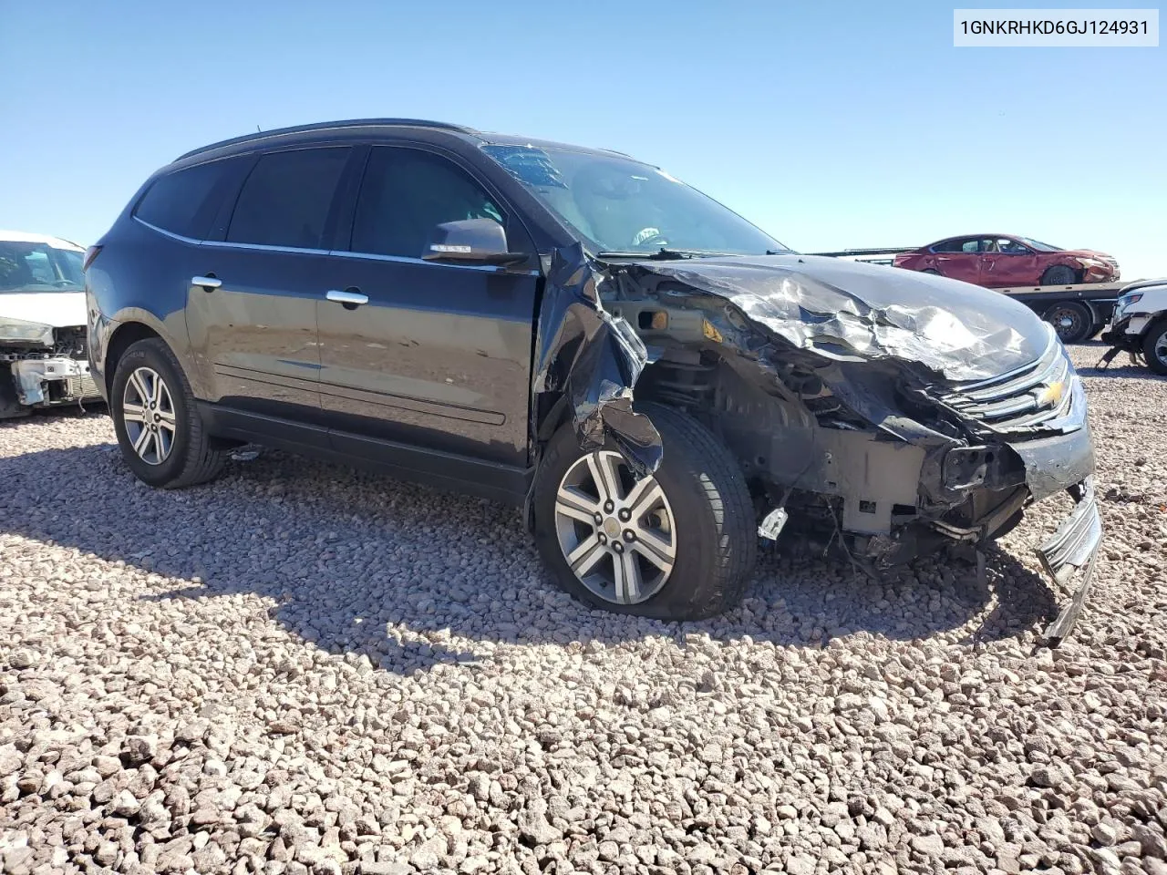 2016 Chevrolet Traverse Lt VIN: 1GNKRHKD6GJ124931 Lot: 71134994