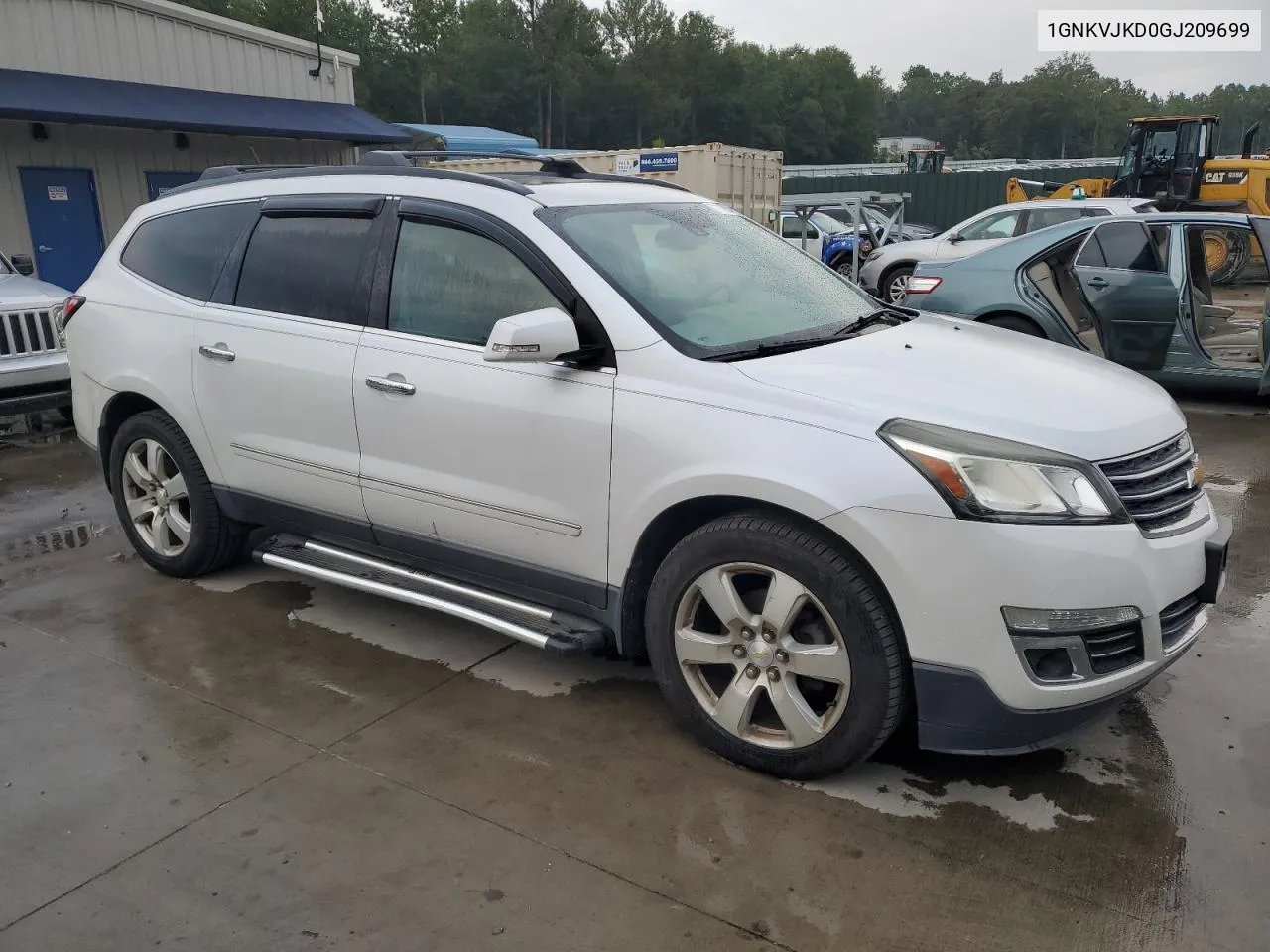 2016 Chevrolet Traverse Ltz VIN: 1GNKVJKD0GJ209699 Lot: 71170924