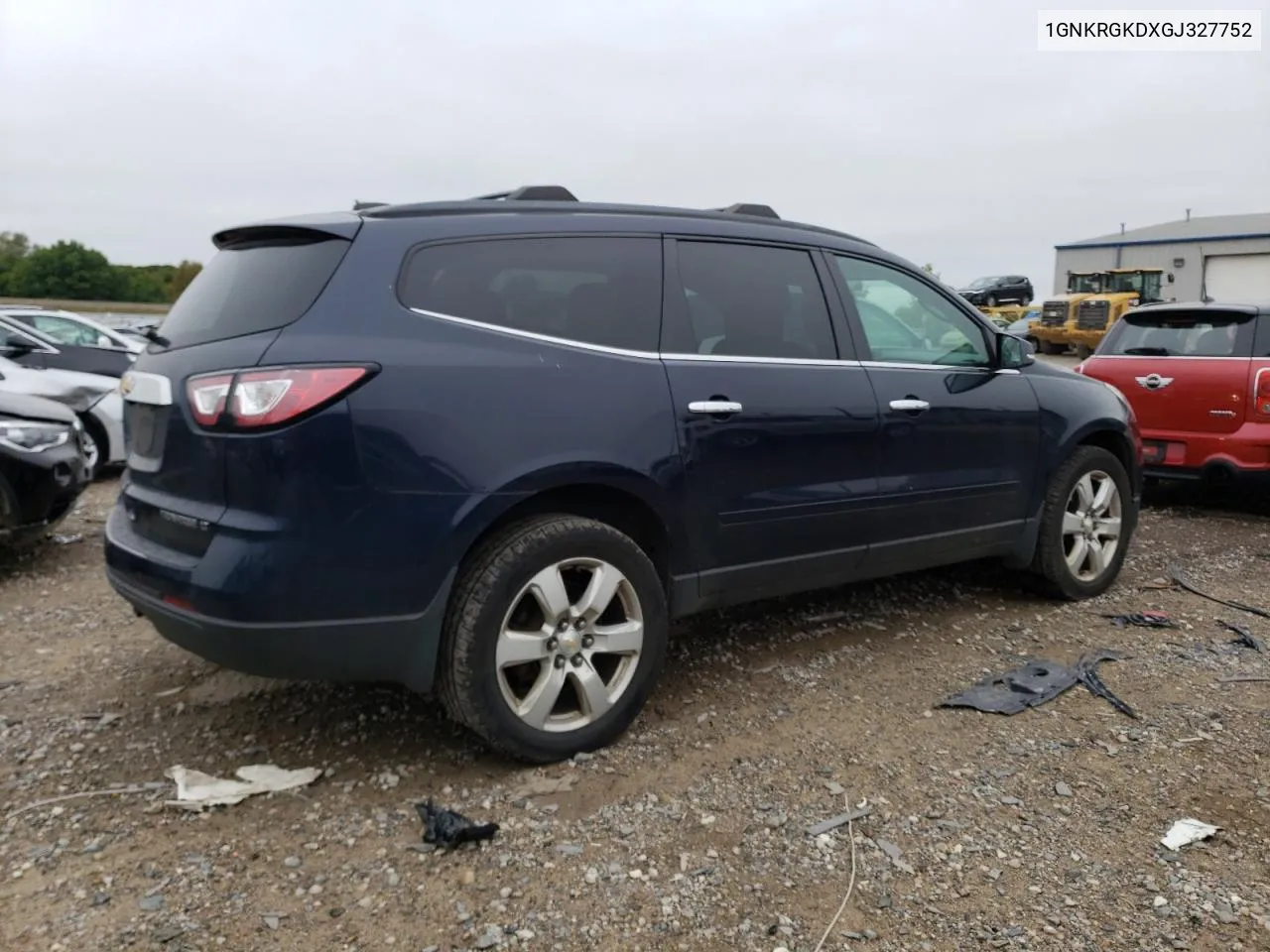 2016 Chevrolet Traverse Lt VIN: 1GNKRGKDXGJ327752 Lot: 71808034