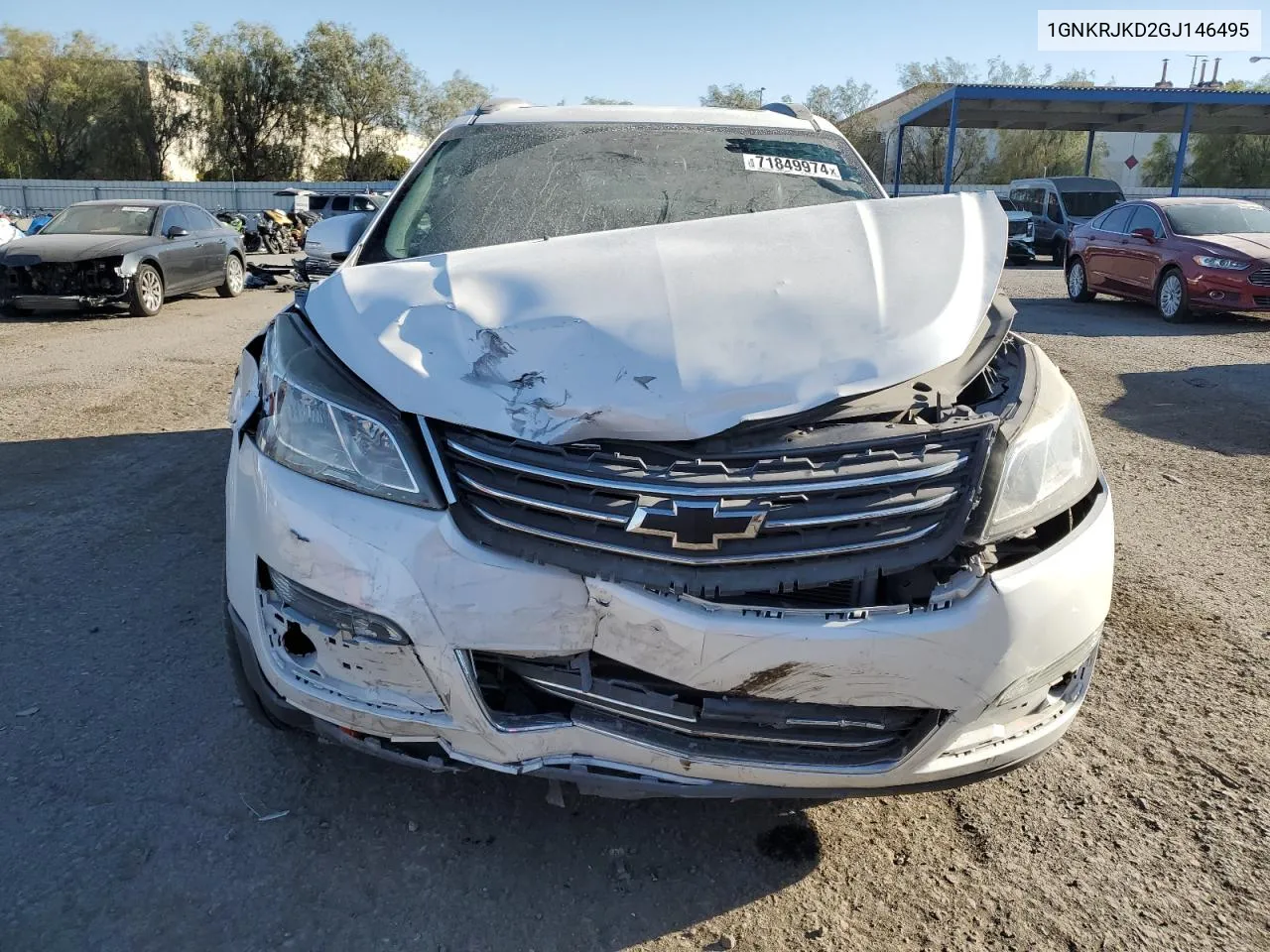 1GNKRJKD2GJ146495 2016 Chevrolet Traverse Ltz