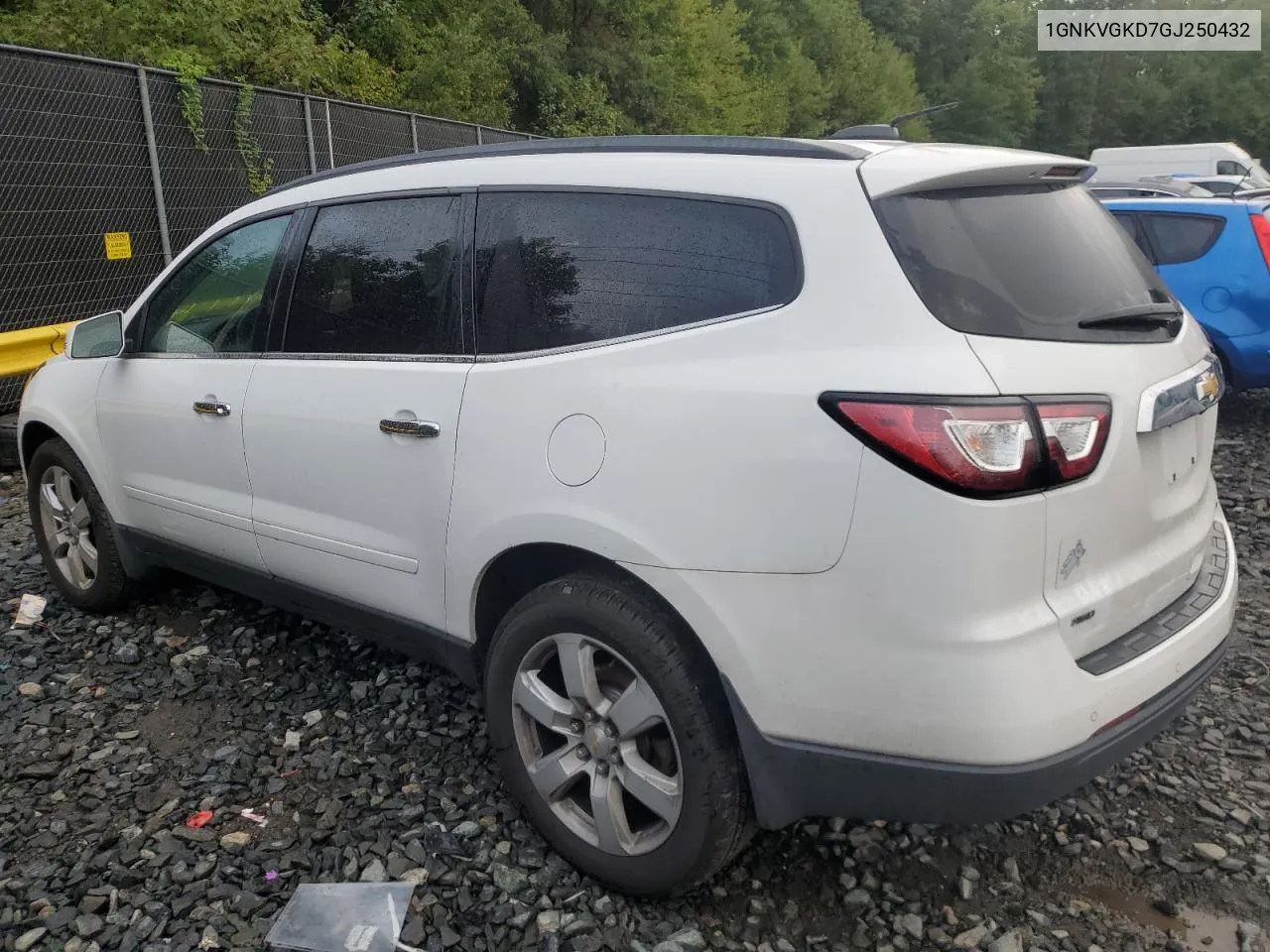 2016 Chevrolet Traverse Lt VIN: 1GNKVGKD7GJ250432 Lot: 71881564