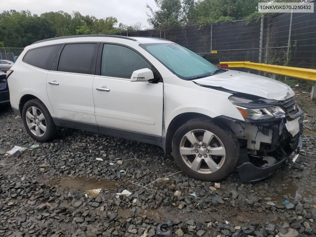 2016 Chevrolet Traverse Lt VIN: 1GNKVGKD7GJ250432 Lot: 71881564