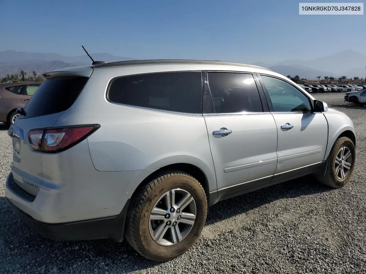 2016 Chevrolet Traverse Lt VIN: 1GNKRGKD7GJ347828 Lot: 71886504