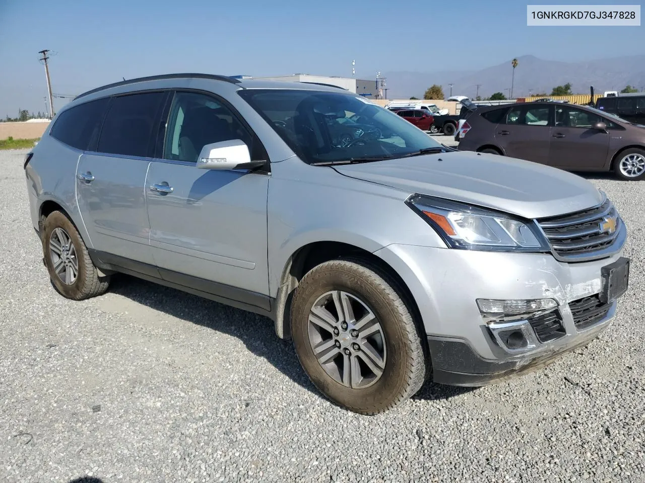 2016 Chevrolet Traverse Lt VIN: 1GNKRGKD7GJ347828 Lot: 71886504