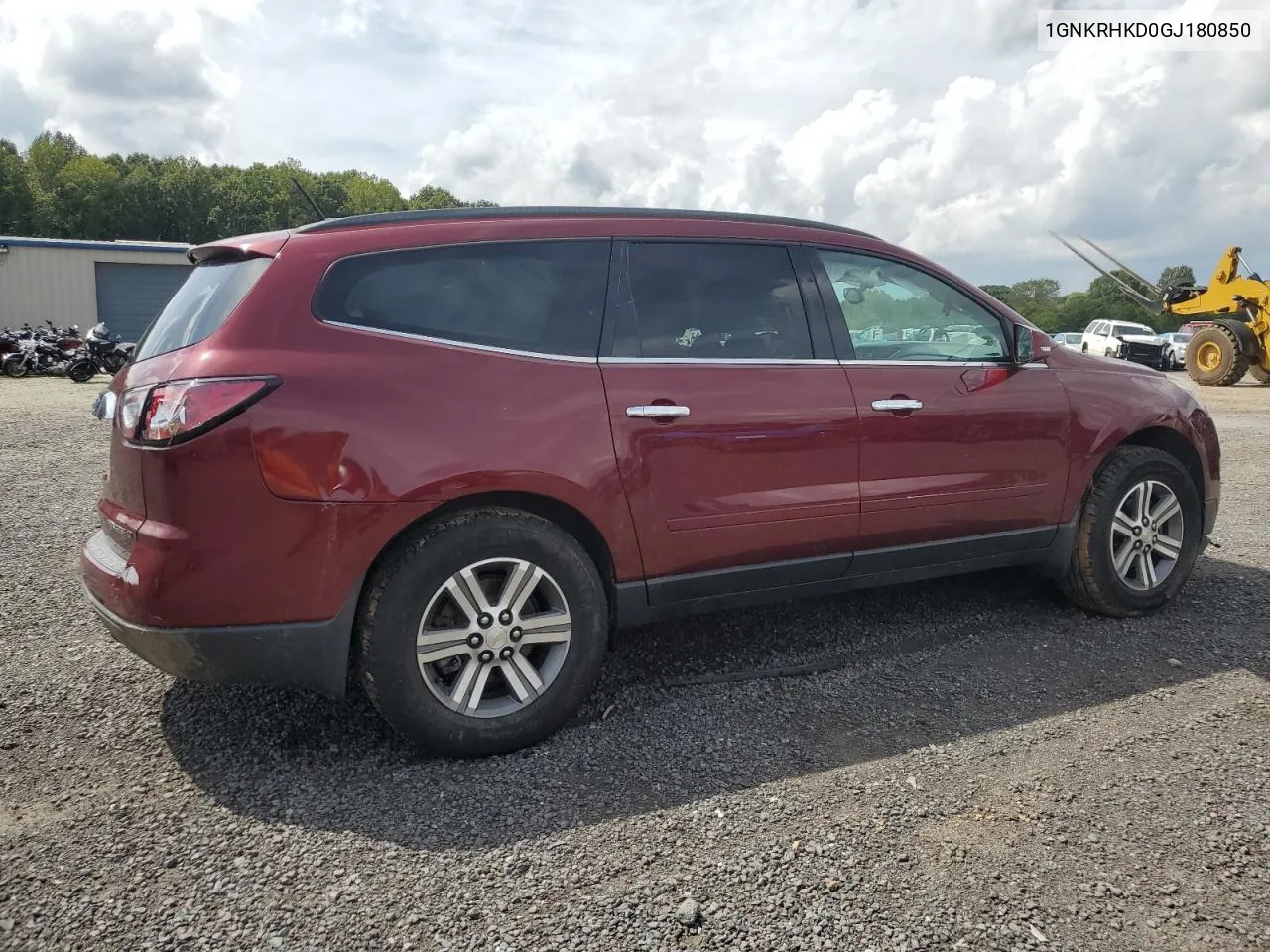 2016 Chevrolet Traverse Lt VIN: 1GNKRHKD0GJ180850 Lot: 73058594