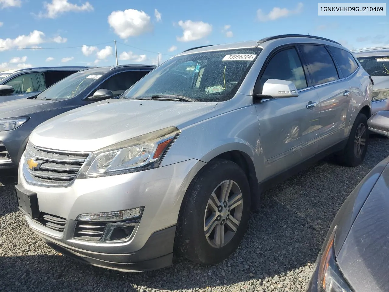 2016 Chevrolet Traverse Lt VIN: 1GNKVHKD9GJ210469 Lot: 73995204