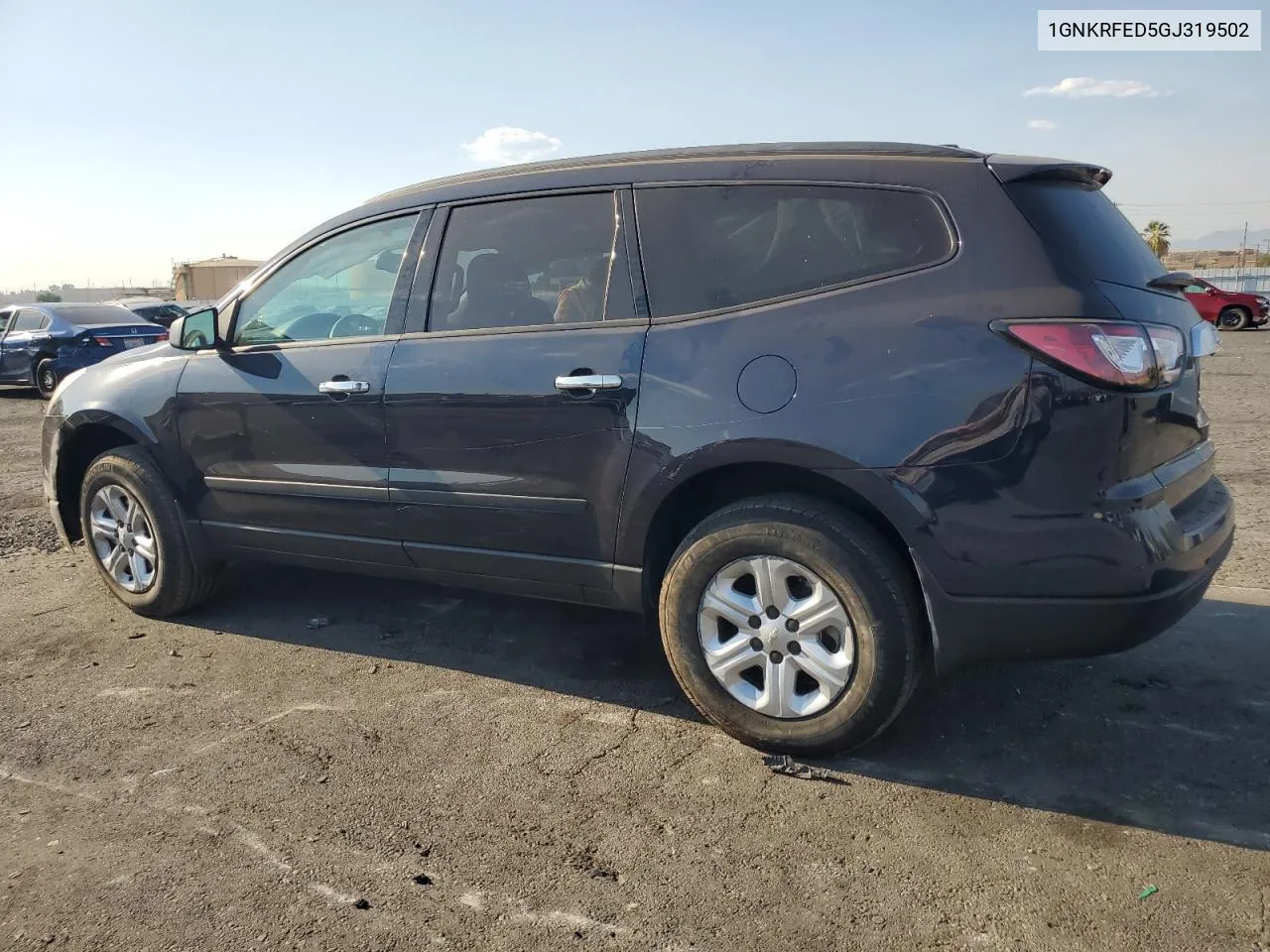 2016 Chevrolet Traverse Ls VIN: 1GNKRFED5GJ319502 Lot: 74084364