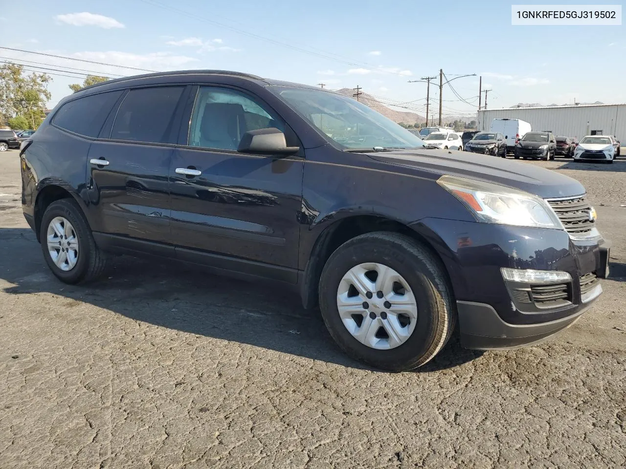 2016 Chevrolet Traverse Ls VIN: 1GNKRFED5GJ319502 Lot: 74084364