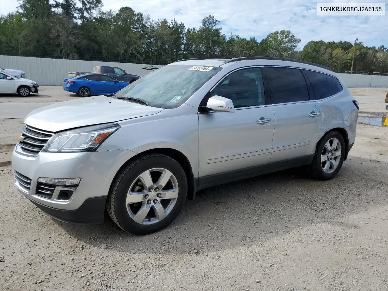 2016 Chevrolet Traverse Ltz VIN: 1GNKRJKD8GJ266155 Lot: 74103464