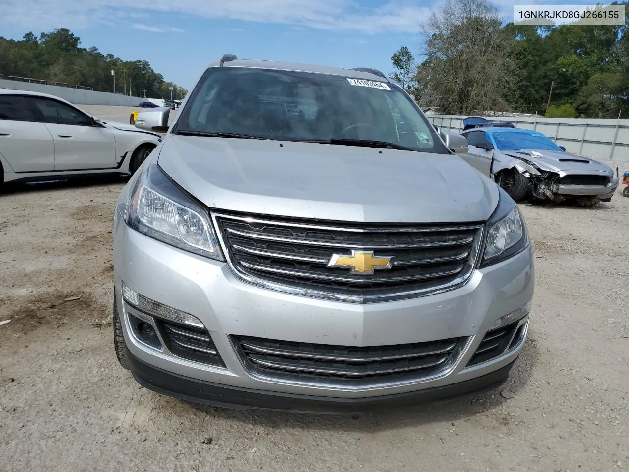 2016 Chevrolet Traverse Ltz VIN: 1GNKRJKD8GJ266155 Lot: 74103464