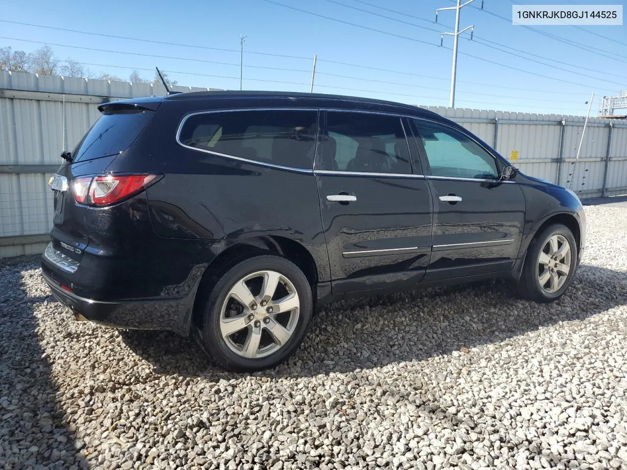 2016 Chevrolet Traverse Ltz VIN: 1GNKRJKD8GJ144525 Lot: 74520794