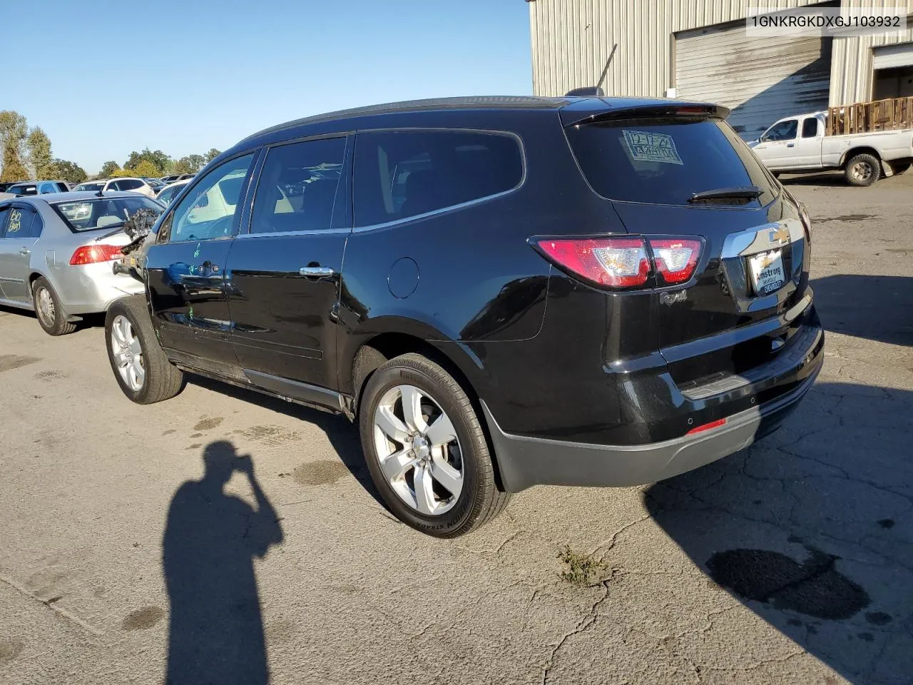 2016 Chevrolet Traverse Lt VIN: 1GNKRGKDXGJ103932 Lot: 74607214