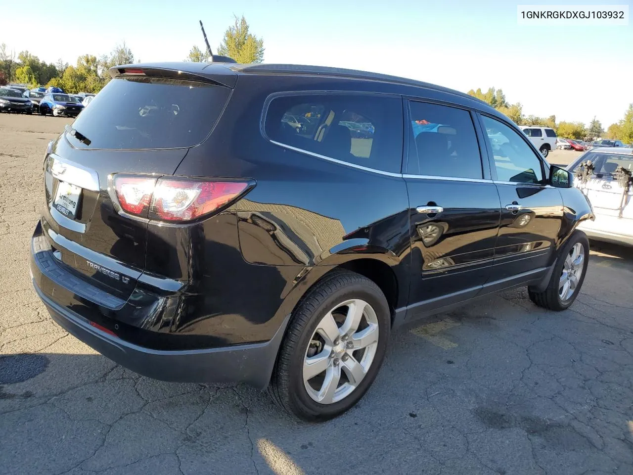 2016 Chevrolet Traverse Lt VIN: 1GNKRGKDXGJ103932 Lot: 74607214