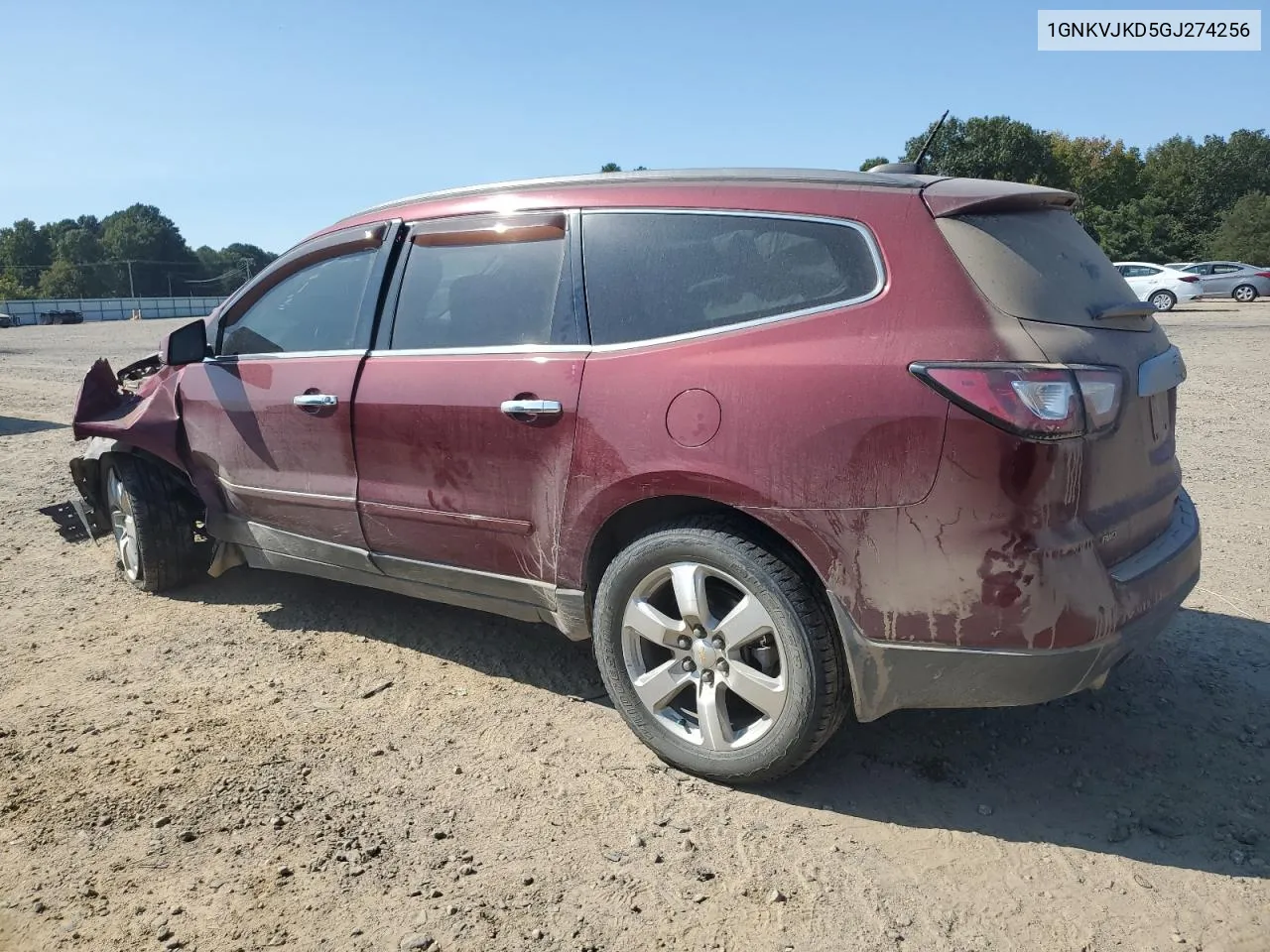 1GNKVJKD5GJ274256 2016 Chevrolet Traverse Ltz