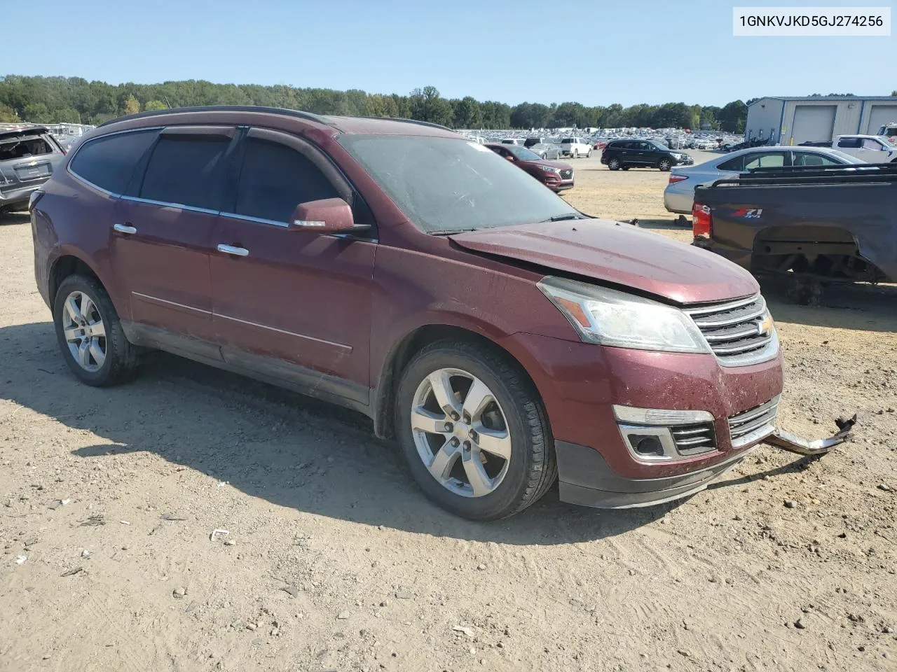 1GNKVJKD5GJ274256 2016 Chevrolet Traverse Ltz