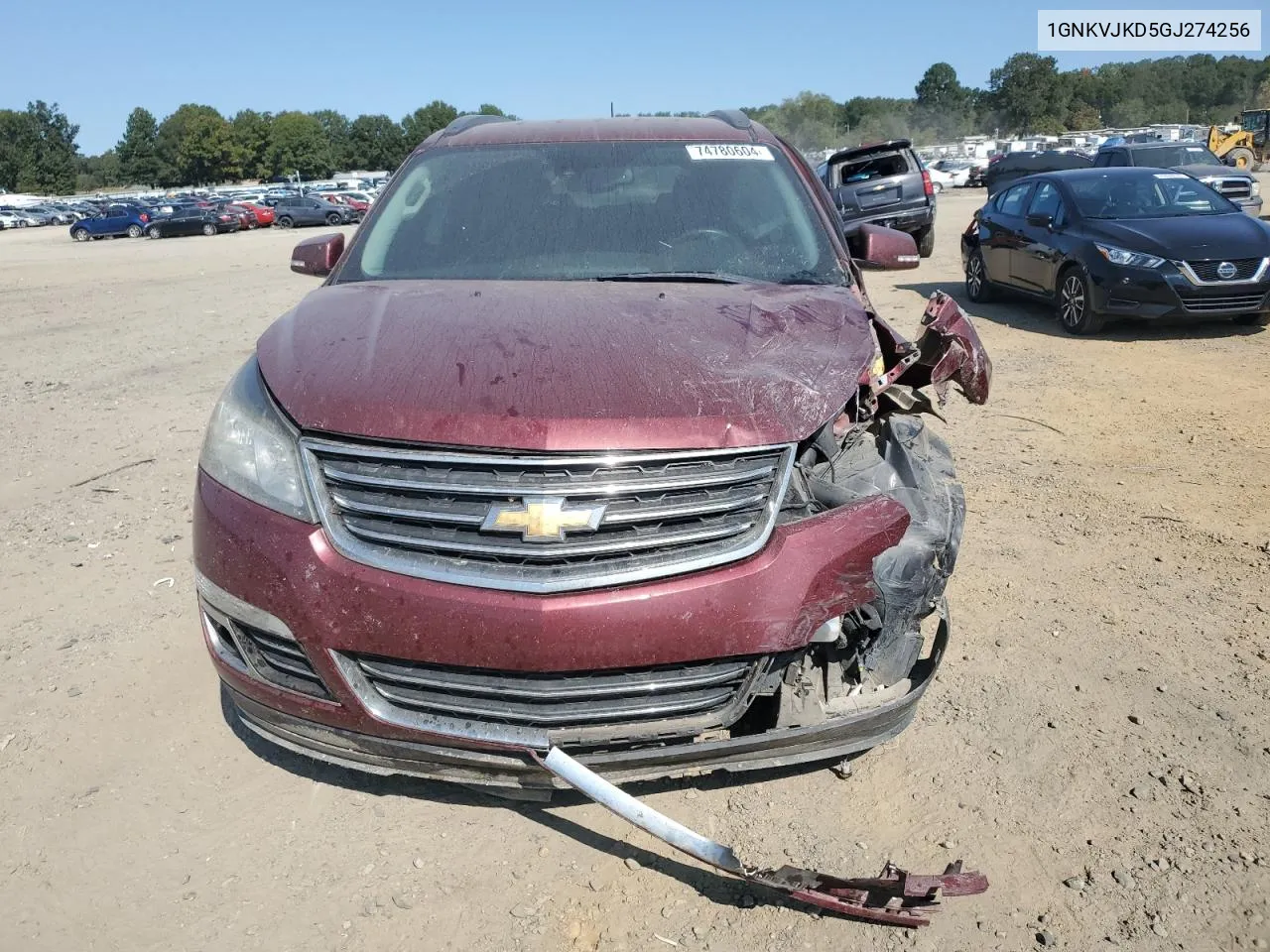 1GNKVJKD5GJ274256 2016 Chevrolet Traverse Ltz