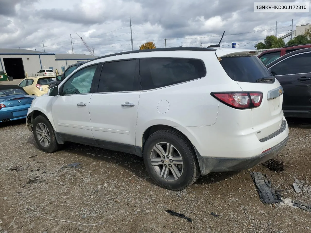 2016 Chevrolet Traverse Lt VIN: 1GNKVHKD0GJ172310 Lot: 74972424