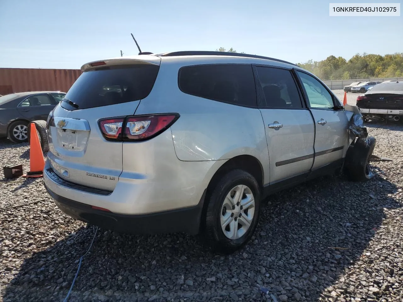 2016 Chevrolet Traverse Ls VIN: 1GNKRFED4GJ102975 Lot: 75136384